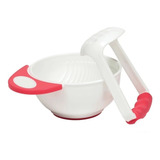 Kit Amassador De Papinha Alimentação Infantil Bebe Buba