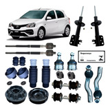 Kit Amort Bieleta Pivo Terminal Barra Bucha Etios 12 13 A 19