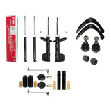 Kit Amortecedor Bandeja Bieleta Pivo Terminal C4 Pallas