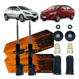 Kit Amortecedor Batente Coxim Dianteiro Gm Onix 2012 Á 2022