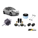Kit Amortecedor Coxim Motor Bieletas Buchas Correia 207 1 6
