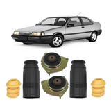Kit Amortecedor Dianteir Coxim Batente Coifa Tempra 1a Linha