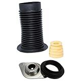 Kit Amortecedor Dianteiro Batente Coifa Coxim Rolamento LT90107 Preto Axios