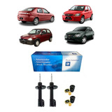 Kit Amortecedores Dianteiros C Batentes Celta Corsa Prisma