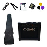 Kit Amplificador P/ Guitarra Meteoro Space Junior Acessórios