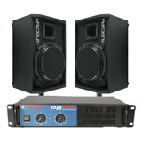 Kit Amplificador Pa 600 300w Rms