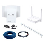 Kit Amplimax Fit 4g Internet Rural   Rot   Ant   Cabo 100m