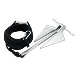 Kit Ancora 2 5kg Danforth Jet ski Caiaque Hw 35 Metros