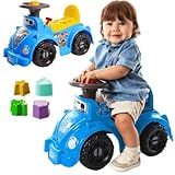 Kit Andador Infantil Totokinha Bebe 1 Ano Carrinho De Passeio Menina Totoka Triciclo Patrulha Menino Brinquedo Bebê 12 Meses Brinquedos Pedagogicos Didaticos Jogos Educativos Azul Amarelo 