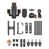 Kit Andoer Camera Video Dolly Slider Com Auto Dolly De 3 Rod