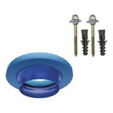 Kit Anel De Vedação E Parafusos Fixação Bacia Vaso Sanitário