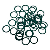 Kit Anel Oring Vedação 6mm Fino Verde Pacote Com 50 Unidades