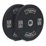 Kit Anilha Bumper Olímpica Crossfit Borracha 40kg 4x5 2x10 
