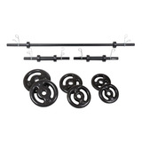 Kit Anilhas Emborrachadas 14kg