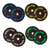 Kit Anilhas Olimpicas Bumper 40kg Crossfit Profissional