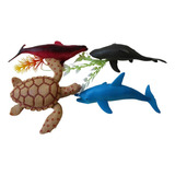 Kit Animais Marinhos Aquaticos