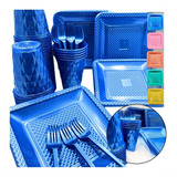 Kit Aniversário Descartável Luxo Completo Premium 40 Pessoas