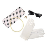 Kit Anos 50 E 60 Fantasia 5 Peças Adulto Retrô 396 