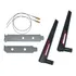Kit Antena 8dbi Wireless Wifi Placa Mãe C/ Suporte Ngff M.2