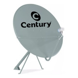 Kit Antena 90cm Chapa Banda Ku Century C Lnbf Ku Duplo