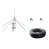 Kit Antena Base Vhf 1/4 De Onda + 30 M De Cabo + Conector
