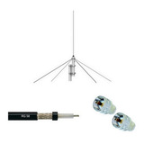 Kit Antena Base Vhf 1 4