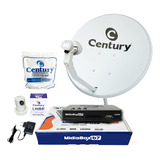 Kit Antena Century 60cm Com Midiabox