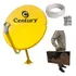 Kit Antena Ku Bipartida 60cm Amarela, Cabo E Lnbf