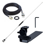 Kit Antena Móvel Px B 2050 Suporte Caminhonete Cabo 5 5 Mts