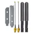 Kit Antena P/ Placa Wireless Wifi Slot Mini Pci Ipex Ufl