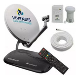 Kit Antena Parabólica 60cm Banda Ku 5g Vivensis