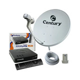 Kit Antena Parabolica Digital Century 60 Cm Completa