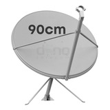 Kit Antena Parabólica Digital Chapa 90cm