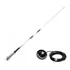 Kit Antena Vhf Uhf Móvel 66cm + Base Magnética Veiculo