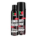 Kit Anti Chio Eliminador De Ruídos 250ml Limpa Freios 160ml