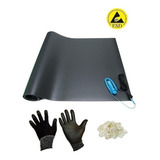 Kit Anti estático Manta 1 20 X 0 50m Cabo Pulseira Esd