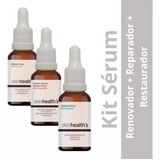 Kit Anti idade Vitamina C Retinol Acido Hialuronico
