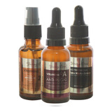 Kit Anti Rugas Vitamina C Ácido Hialurônico Retinol