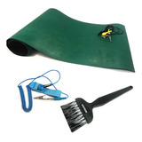 Kit Antiestatico Manta 600x400mm Verde Pulseira C fio Pincel