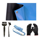 Kit Antiestático Manta Luva Pulseira Pincel Escova C Nf