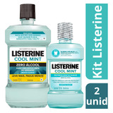 Kit Antisséptico Listerine Cool Mint Zero