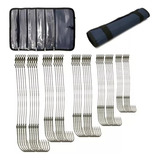 Kit Anzol Encastoado 5 0 6 0 7 0 8 0 9 0 estojo 80 Anzóis