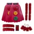 Kit Apara Barro+refletor+manopla+limpa Cubo+limpa Aro
