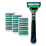 Kit Aparelho De Barbear The Razor 6 C 13 Recargas Dr Jones