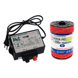Kit Aparelho De Choque Cerca Elétrica Pet Cães Gatos Fio Lrj