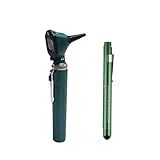 Kit Aparelho De Obserrvação De Fundo De Ouvido De Led - Lanterna Clinica De Led -VERDE-
