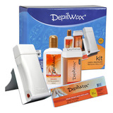 Kit Aparelho Depilador Elétrico Cera Rolon Depilwax