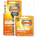 Kit Aparelho Gillette Fusion 5 4 Cargas