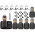 Kit Aparelho Telefone Fixo Bina 2 Linhas 5 Ramal E Headset