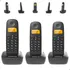 Kit Aparelho Telefone Sem Fio 2 Ramal Bina Alcance 50 A 300m